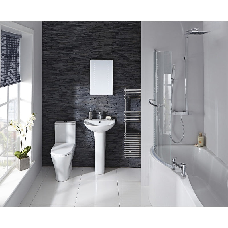  Shower Screen and Towel Rail - Tungstenite