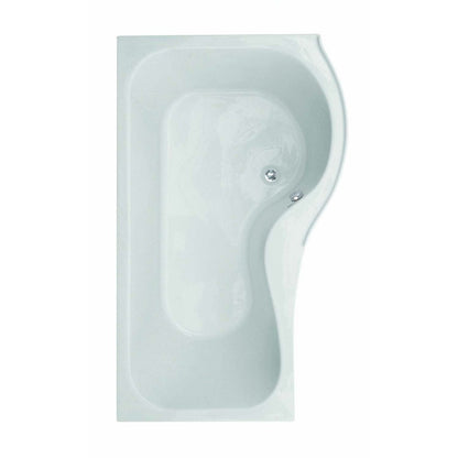 Aqua Compact P Right Bath  - 1700mm x 800mm (Right Hand)  inc Front Panel, Shower Screen and Towel Rail