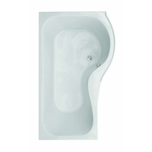 Aqua Compact P Right Bath  - 1700mm x 800mm (Right Hand)  inc Front Panel, Shower Screen and Towel Rail