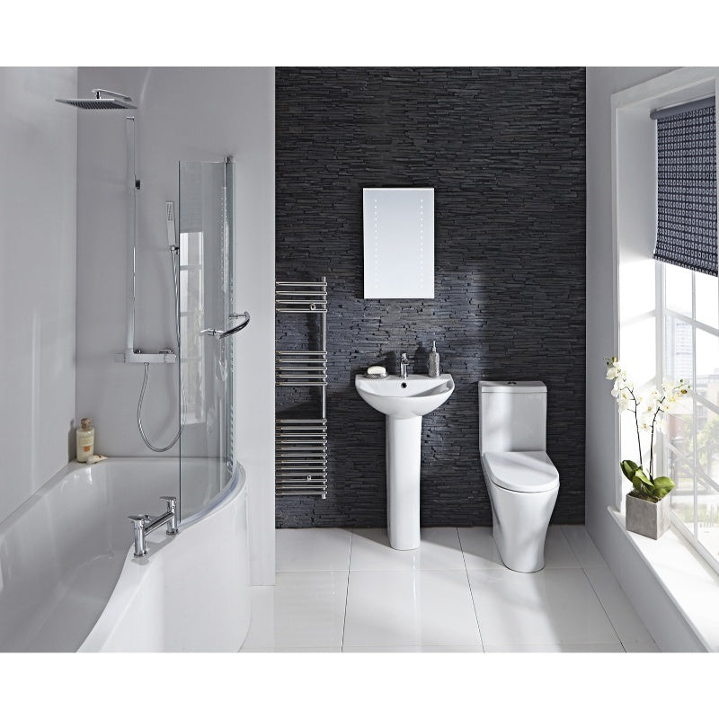  Shower Screen and Towel Rail -Tungstenite