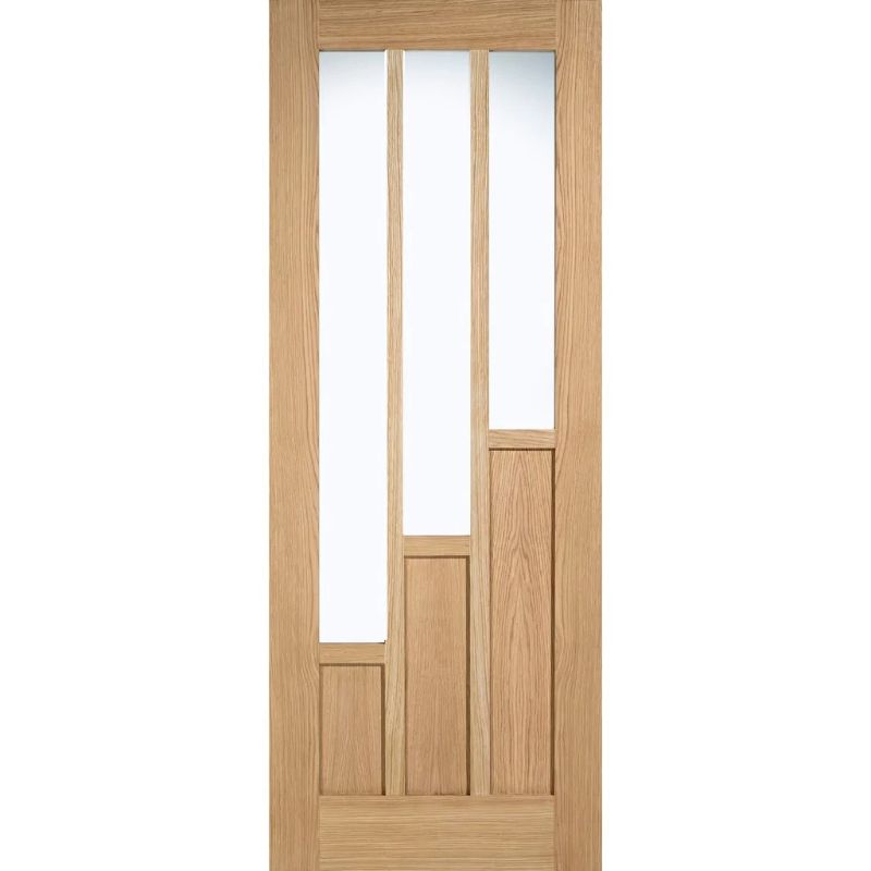 LPD Coventry Oak Glazed Internal Door 78in x 33in x 35mm (1981 x 838mm)