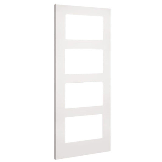 Image for Deanta Coventry Clear Glazed Interior White Primed Door 1981 x 762 x 35mm