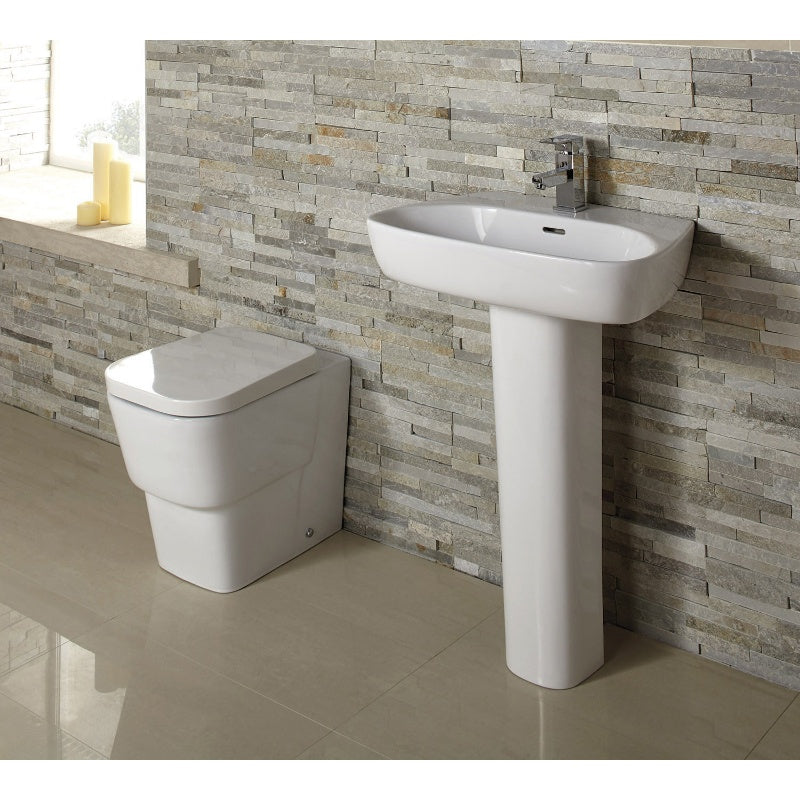 Aqua Cubix Back to Wall Toilet with Soft Close Seat 