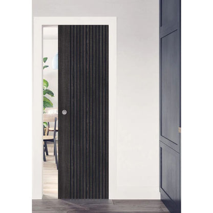 Deanta Malmo Dark Grey Ash FSC Pre-Finished Internal Door - All Sizes