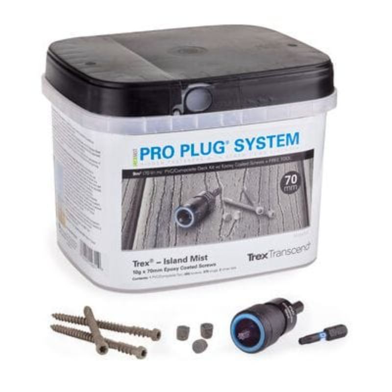 Trex Starborn ProPlug System (350 Screws and 350 Plugs per Tub) - All Colours