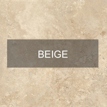 Travertine Outdoor Glazed Porcelain Paving 1200mm x 600mm - Beige 