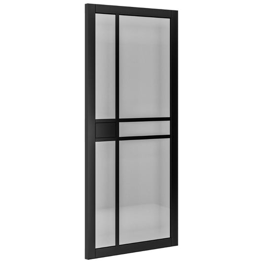 Deanta Dalston Prefinished Black Tinted Glazed Internal Door 1981 x 686 x 35mm