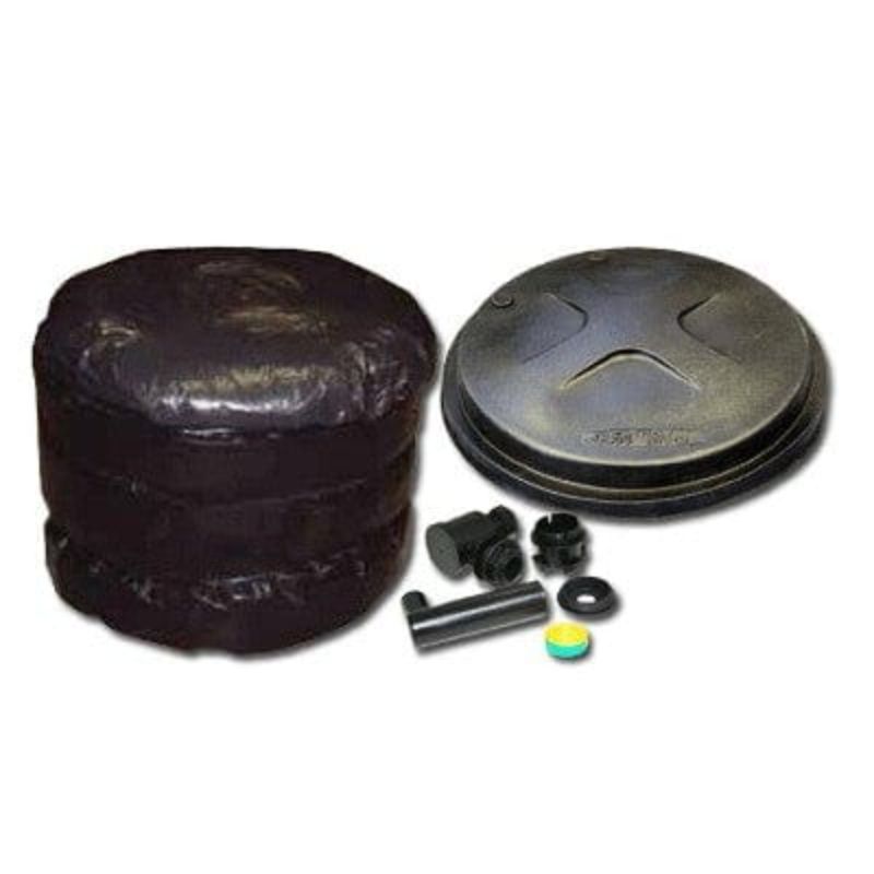 25 Gallon Cold Water Circular Pack - Inc Lid,Jacket, Byelaw 30 Kit,Ball Valve Pack & Backing Plate 