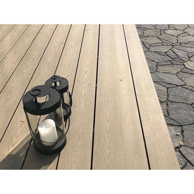 DDecks DuroDual Composite Bullnose Woodgrain Effect Decking Board 145mm x 21mm x 2.5m - All Colours