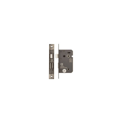 Deanta 3 Lever Bathroom Lock Satin Nickel - 3" (63.5mm) 