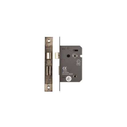 Deanta 3 Lever Bathroom Lock Satin Nickel - 3" (63.5mm)