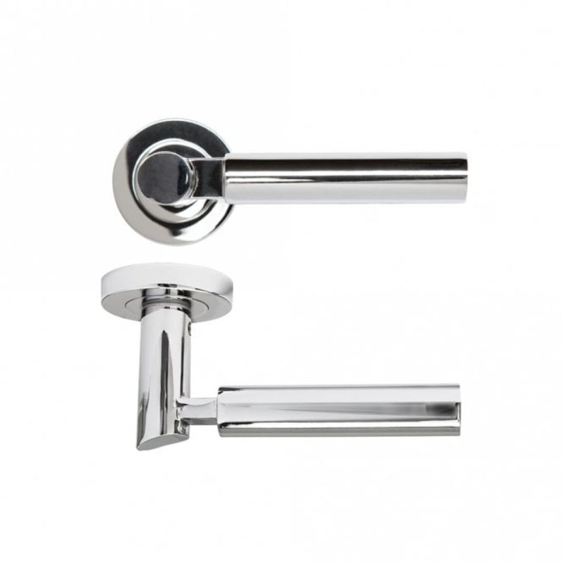 Deanta Arcadia Polished Chrome Handle - Round Rose