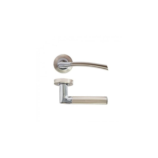 Deanta Hera Satin Nickel Chrome Handle - Round Rose