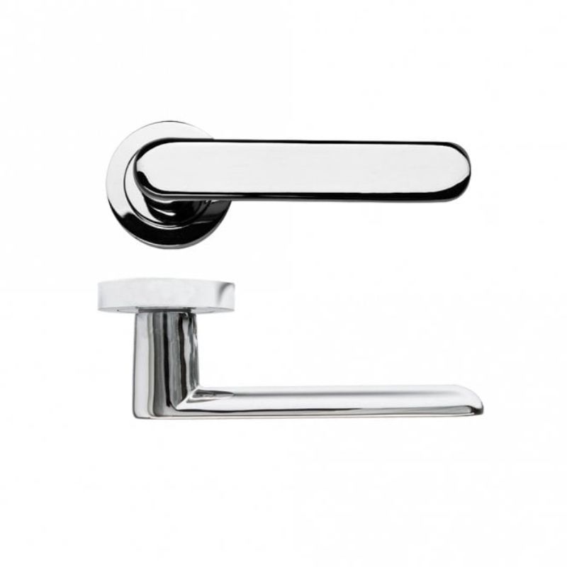 Deanta Parga Polished Chrome Handle - Round Rose