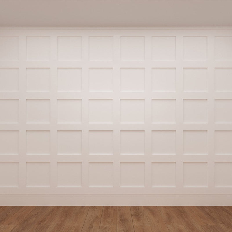 Deanta White Primed Shaker Wall Panelling - 2400mm Pack