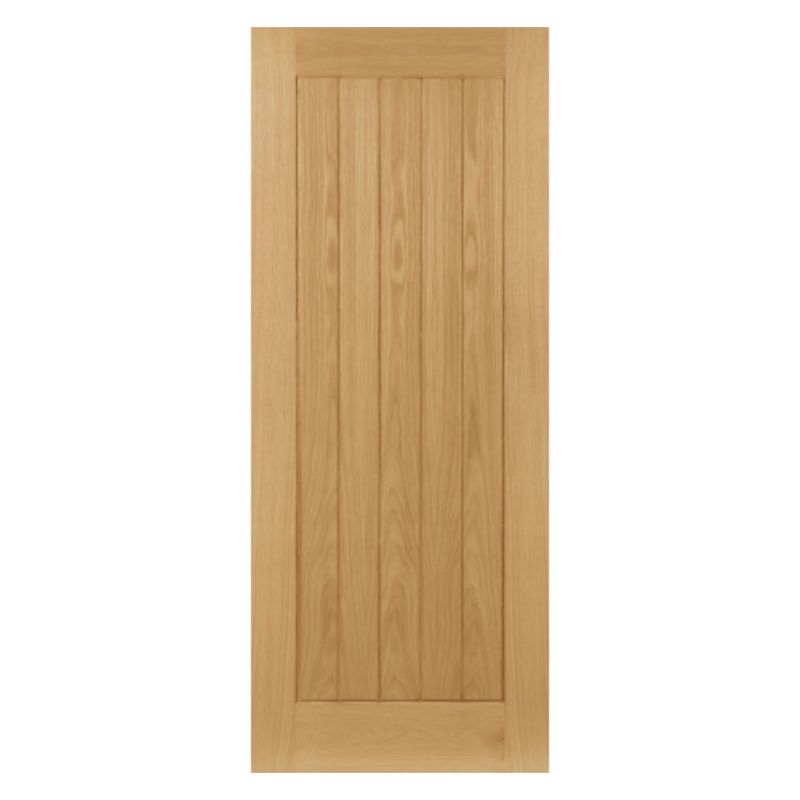 Deanta Ely Unfinished Interior Oak Door 2040 x 526 x 40mm