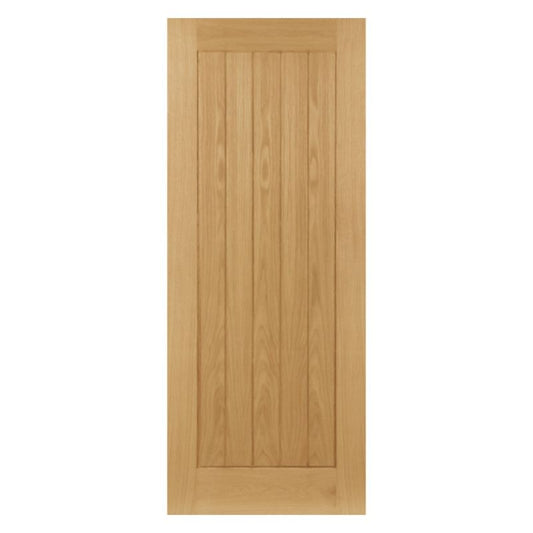 Deanta Ely Unfinished Interior Oak Door 2040 x 526 x 40mm