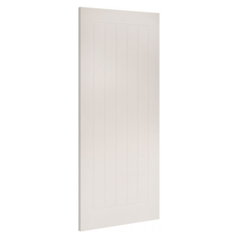 Deanta Ely interior white primed fire door 2040 x 926 x 45mm