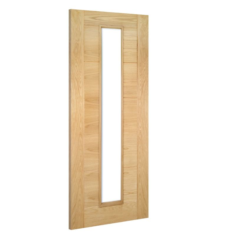 Deanta Seville Prefinished Glazed Interior Oak Door