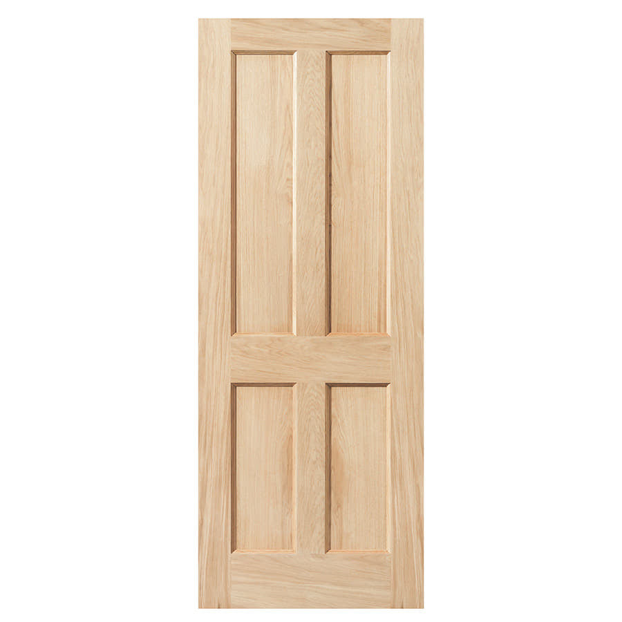 Image for JB Kind Oak Traditional Derwent Internal Fire Door Unfinished