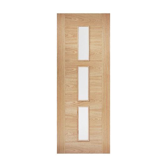 LPD Sofia Oak Glazed Internal Door 78in x 27in x 35mm (1981 x 686mm)