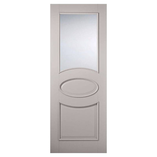 Image for LPD External Hardwood M&T Balham Frosted Glazed Door - 78in x 30in x 44mm (1981 x 762mm)