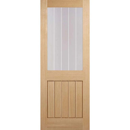 Image for LPD Mexicano Oak Half Light Glazed Internal Door