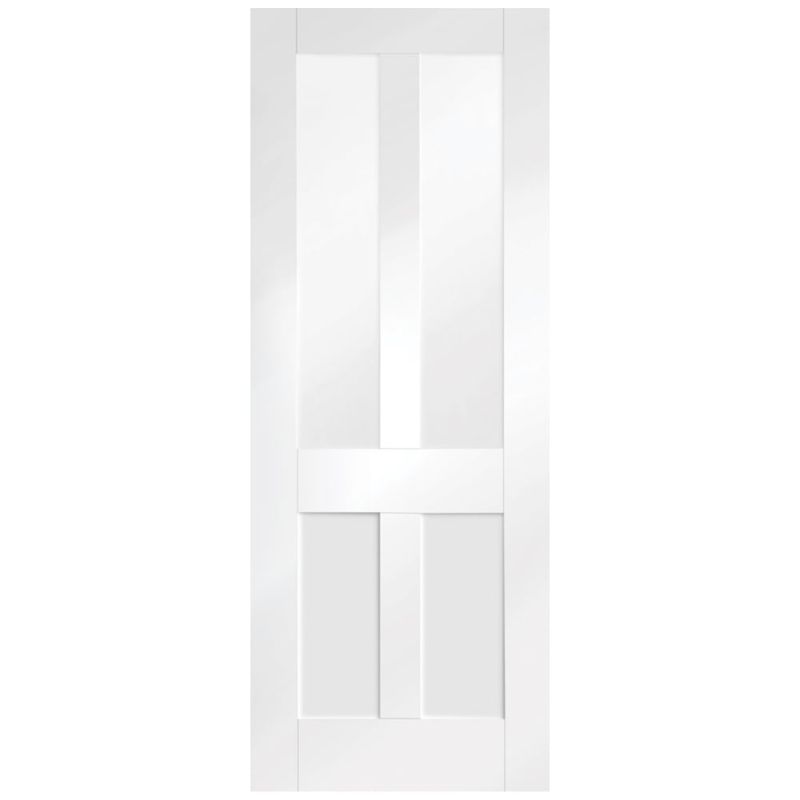 Image for XL Joinery Malton Shaker Internal White Primed Door with Clear Glass 1981 x 686 x 35mm (27")