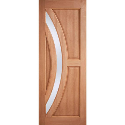 Image for LPD External Hardwood M&T Harrow Frosted Glazed Door - 78in x 30in x 44mm (1981 x 762mm)