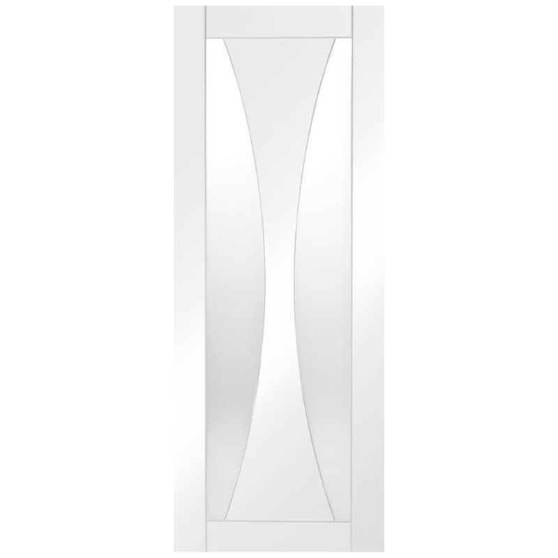 Image for XL Joinery Verona Internal White Primed Door with Clear Glass 1981 x 686 x 35mm (27")