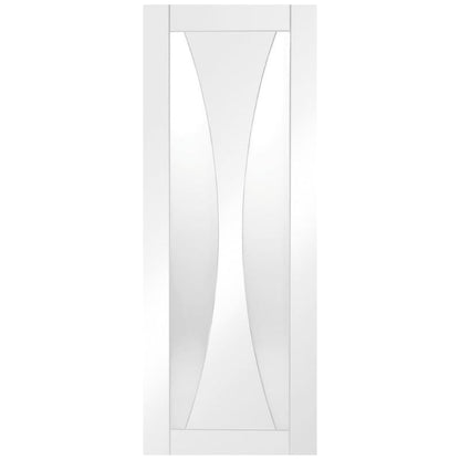 Image for XL Joinery Verona Internal White Primed Door with Clear Glass 1981 x 686 x 35mm (27")