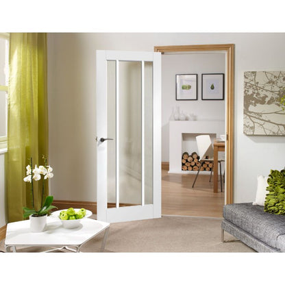 Image for XL Joinery Worcester Internal White Primed Door with Clear Glass 1981 x 686 x 35mm (27")