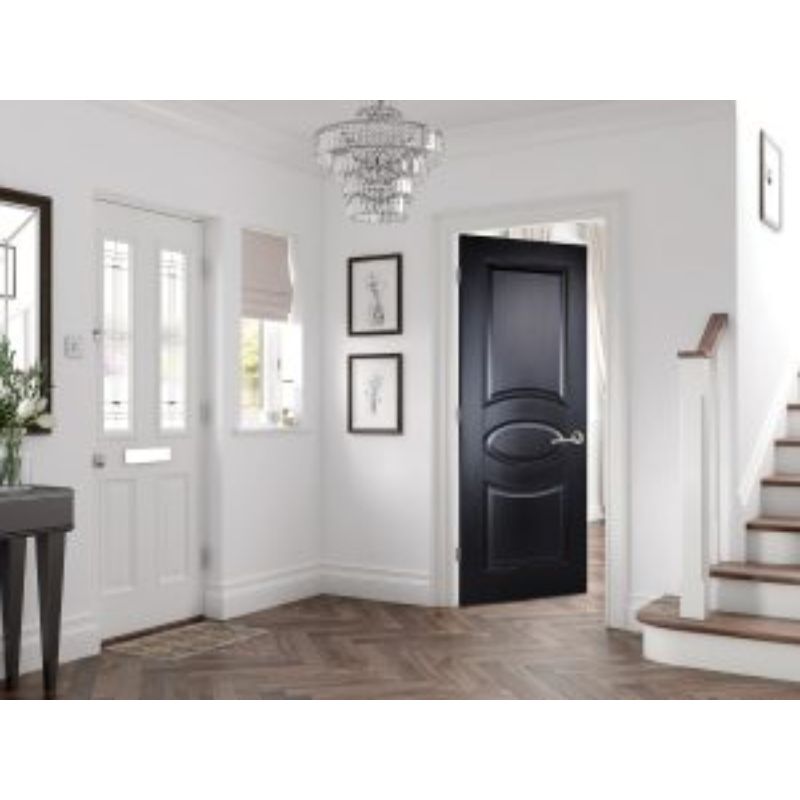 Image for LPD Black Versailles Internal Fire Door