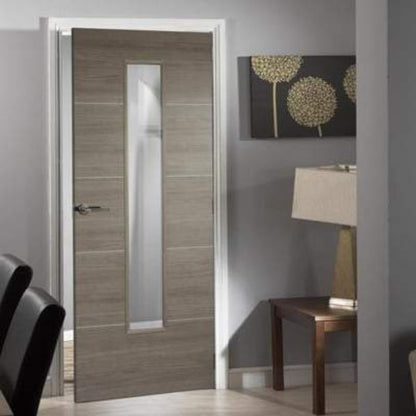 Image for LPD Santandor Light Grey Laminated Internal Glazed Door