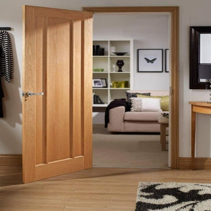 Image for XL Joinery Worcester 3 Panel Internal Oak Fire Door 1981 x 838 x 44mm (33")