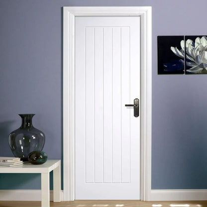 LPD White Mexicano Internal Door - 80.3in x 36.5in x 40mm (2040 x 926mm)
