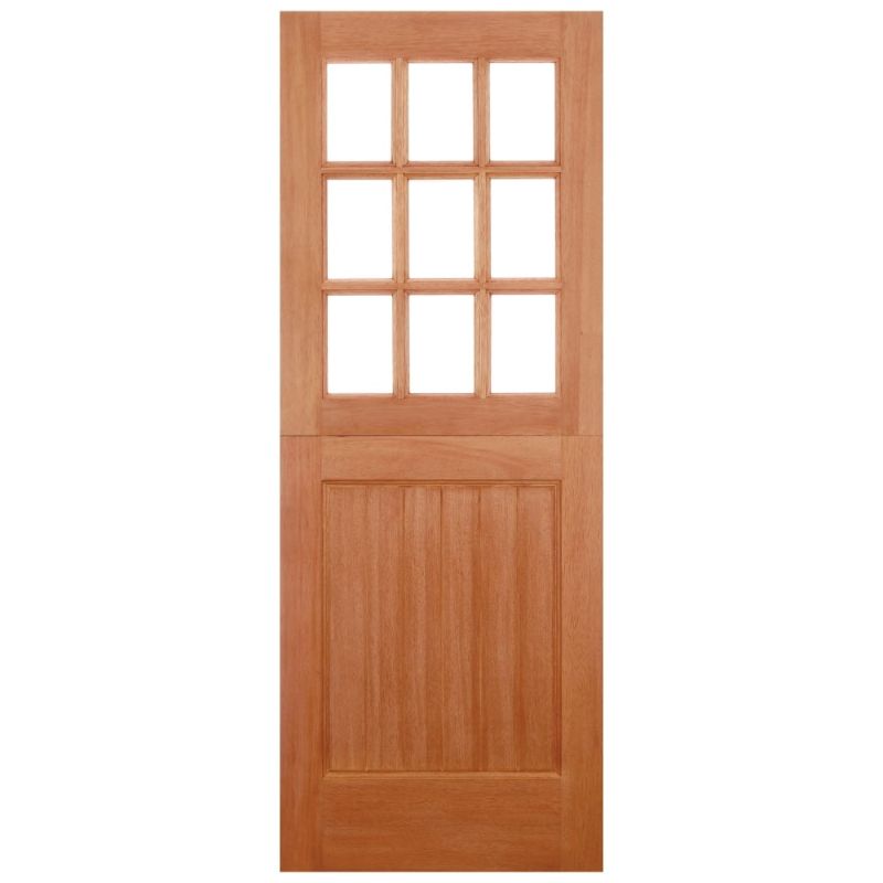 Image for LPD Stable 9 Lite Straight Top Hwd External Door - 78In x 30In x 44mm (1981 x 762mm)