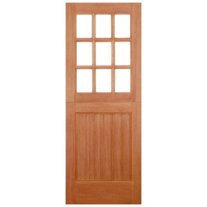 Image for LPD Stable 9 Lite Straight Top Hwd External Door - 78In x 30In x 44mm (1981 x 762mm)