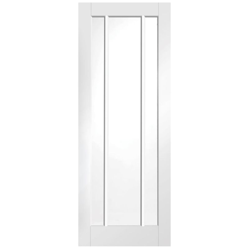 Image for XL Joinery Worcester Internal White Primed Door with Clear Glass 1981 x 686 x 35mm (27")