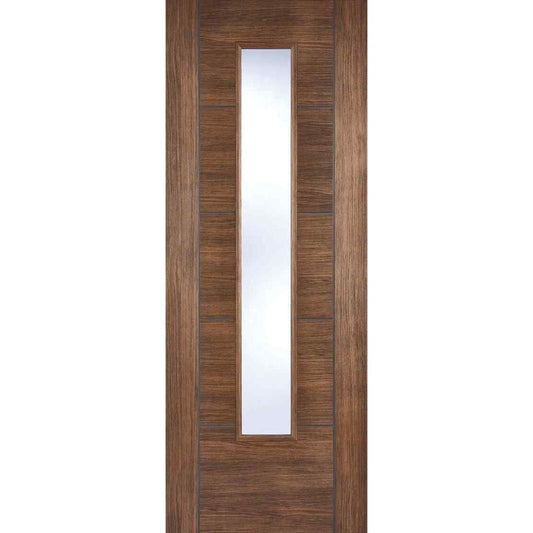 Image for LPD Vancouver Walnut Laminated Internal Glazed Door 78in x 27in x 35mm (1981 x 686mm)