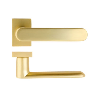 Deanta Juno Lever on Square Rose Door Handle