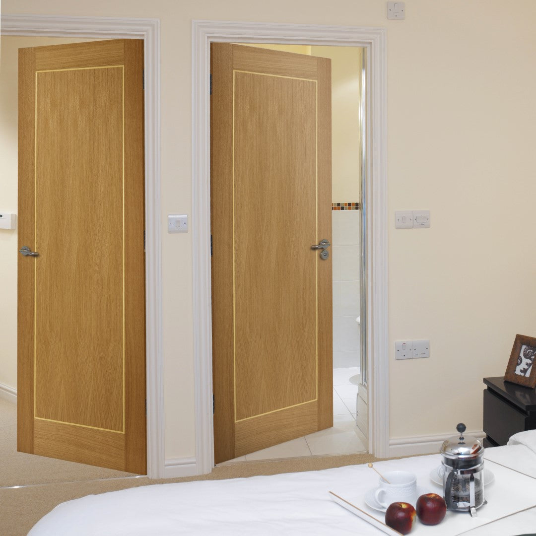 Image for JB Kind Oak Diana Pre-Finished Internal Door