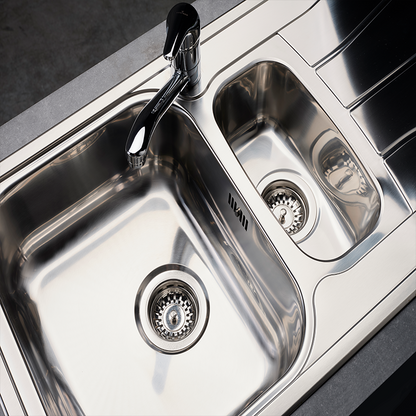 Reginox Comfort Diplomat 1.5 Stainless Steel Inset Kitchen Sink