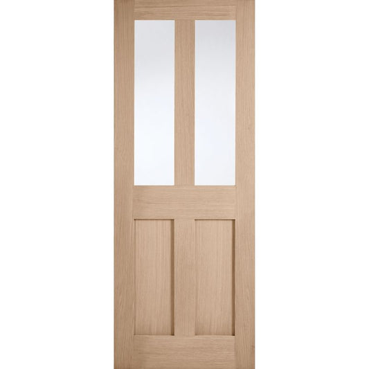 LPD London Oak Pre-Finished Internal Glazed Door