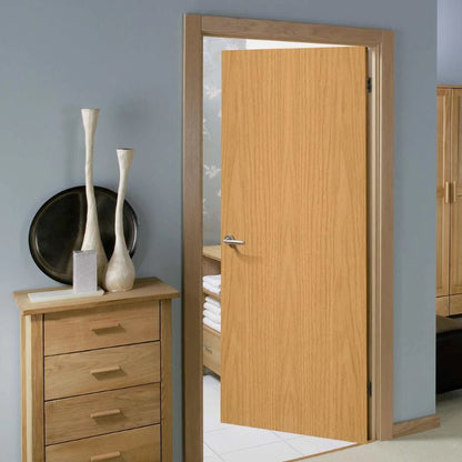 LPD Oak Flush Pre-Finished Internal door - 1981 x 457 x 35mm (78"x18") 