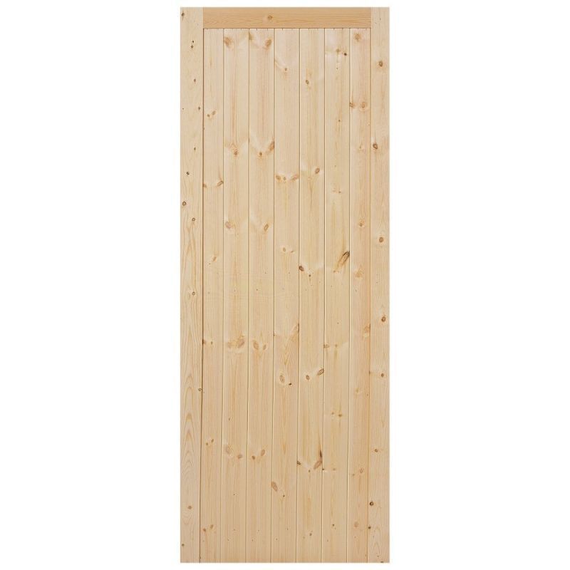 JB Kind Softwood Boarded Fl&B Boarded External Door 1981 X 610 X 44mm