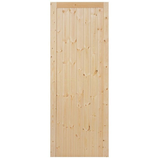 JB Kind Softwood Boarded Fl&B Boarded External Door 1981 X 610 X 44mm