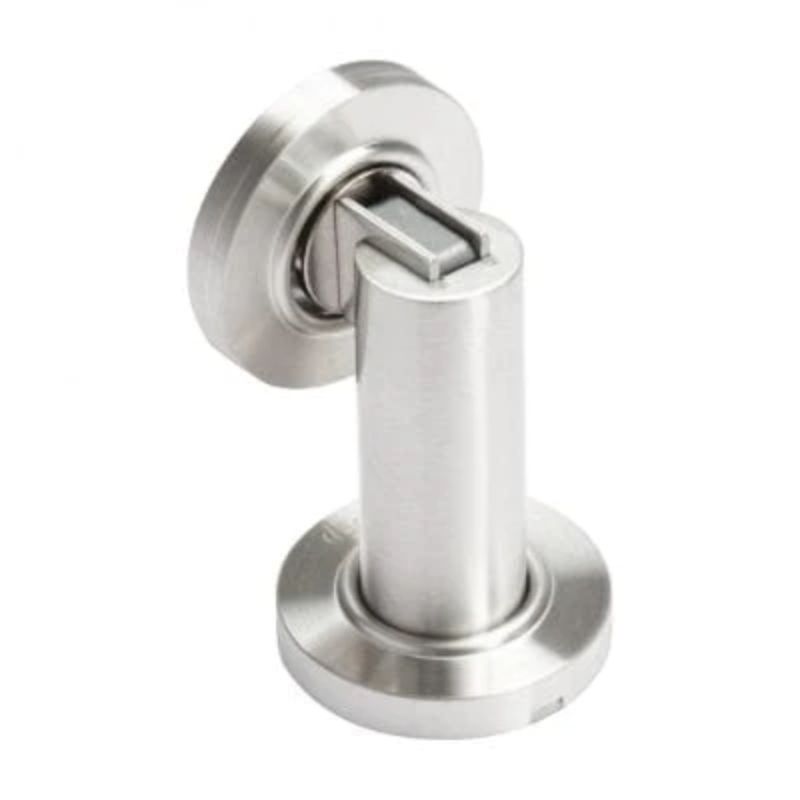 Deanta Magnetic Door Holder Satin Stainless Steel -  51mmØ x 76mm