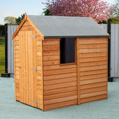 Shire Overlap Single Door (Pressure Treated) Apex Value Shed