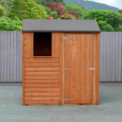 Shire Overlap Amaryllis Reverse Apex Single Door Shed